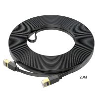 Hoco US07 мережевий кабель Ethernet RJ-45 CAT6 1Gigabit 20m чорний