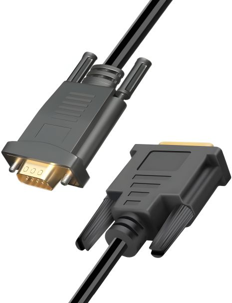 Переходник кабель DVI-I 24+5 M на VGA Male