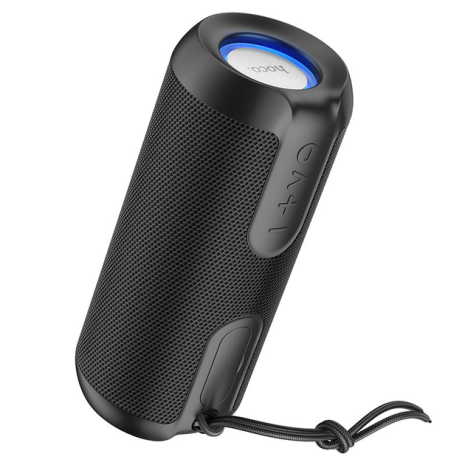 Портативна колонка HOCO BS48 Artistic sports BT5.1, IPX5, USB, AUX, FM, 5W, RGB, 2h speaker Black