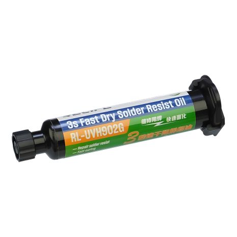 Relife RL-UVH902G 3S швидковисихаючий ізоляційний лак, зелений, в шприці, 10 ml