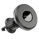 Автотримач магнітний Borofone BH202 з бездротовою зарядкою 15W, metal gray