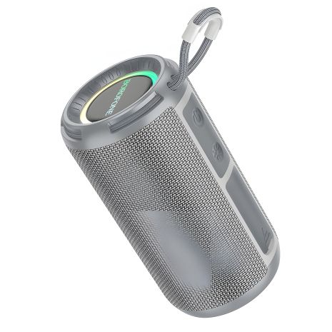 Портативна колонка Borofone BR37, Bluetooth, TWS, з LED підсвічуванням, dark gray Портативна колонка Borofone BR37, Bluetooth, TWS, з LED підсвічуванням, dark gray