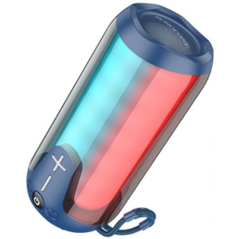 Портативна Bluetooth колонка Borofone BR33 TWS з LED підсвічуванням navy blue Портативна Bluetooth колонка Borofone BR33 TWS з LED підсвічуванням navy blue