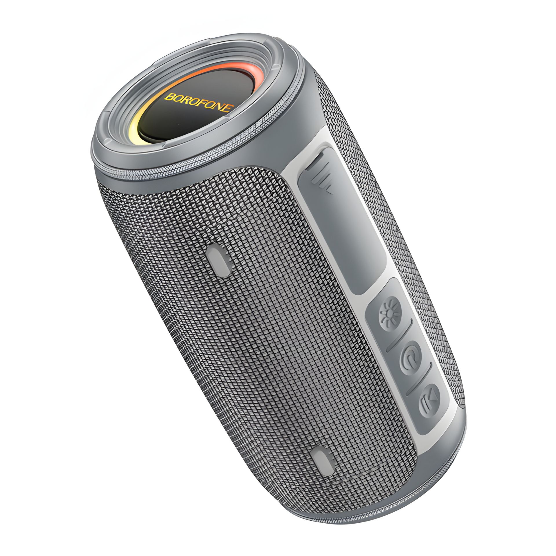 Портативна Bluetooth колонка Borofone BR38 TWS з LED підсвічуванням, темно-сіра Портативна Bluetooth колонка Borofone BR38 TWS з LED підсвічуванням, темно-сіра