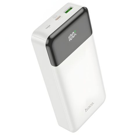 Power Bank Hoco J102A 20000 mAh (Micro-USB/Type-C 18W, 1Type-C PD 20W/1USB QC3.0 18W) білий