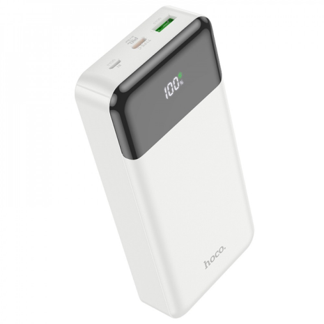 Power Bank Hoco J102A 20000 mAh (Micro-USB/Type-C 18W, 1Type-C PD 20W/1USB QC3.0 18W) White