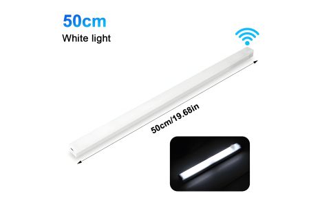 Портативный сенсорный LED светильник, White, магнитное крепление | USB Type-C, 36LEDs, 50cm, Холодный свет | Для коридора, гардероба, спальни, кухни | 2 режима