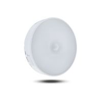 LED світильник портативний, White | Micro USB, 85mm, 8LEDs, Тепле світло, магнітне кріплення | 2 режими | Для кухні, гардеробу, спальні, коридору