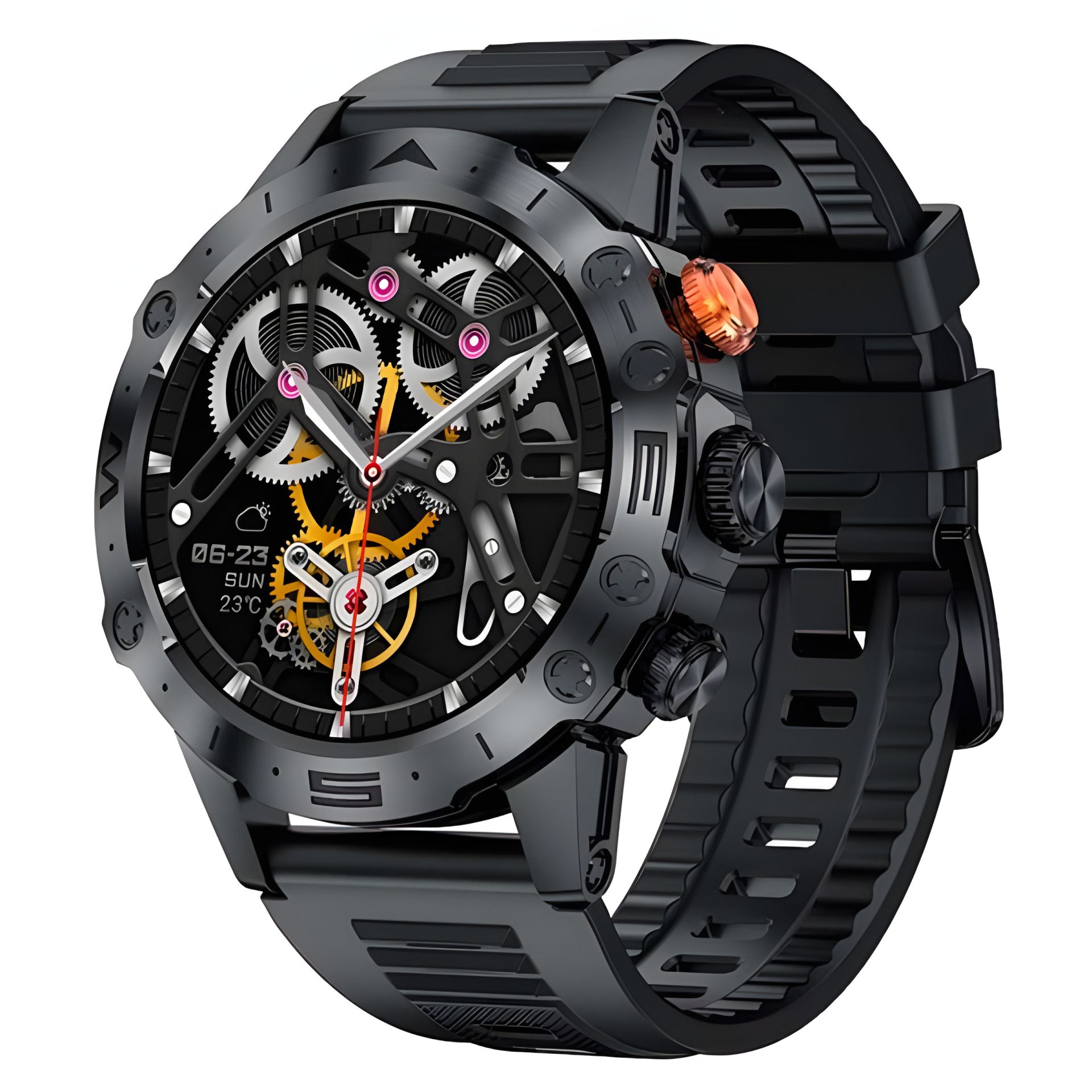 Hoco Y20 Смарт годинник з функцією дзвінка, BT5.1, IP68, 300mAh, 72h, black Hoco Y20 Смарт годинник з функцією дзвінка, BT5.1, IP68, 300mAh, 72h, black