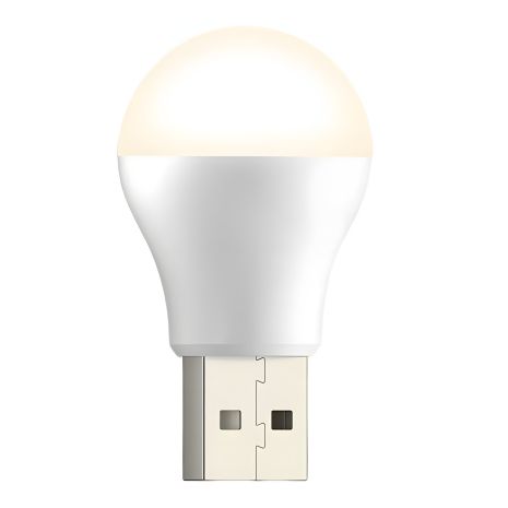 USB LED лампочка "груша" тепле світло