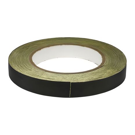 Чёрная ацетатная изолента (ткань) 15мм x 30м