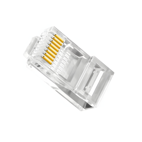 Прозорий конектор RJ45 Cat6