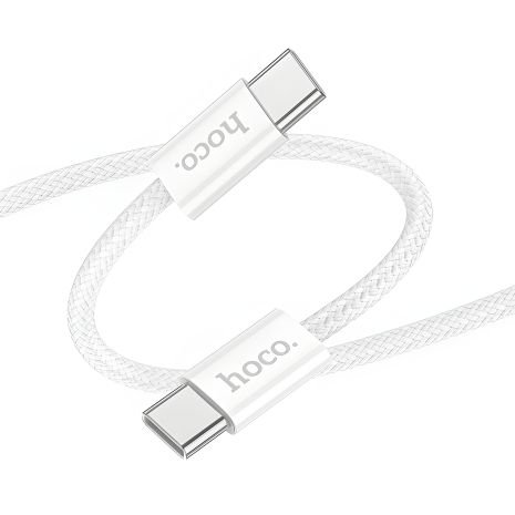 Hoco X104 кабель Type-C | Type-C PD 60W 2м білий
