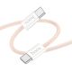 Hoco X104 кабель Type-C to Type-C PD 60W 1m pink