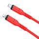 Кабель Hoco X59 Type-C to Lightning, 3A, PD 20W, red, 2m