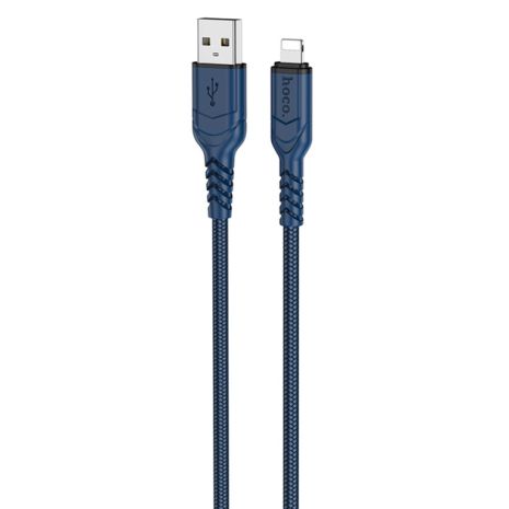 Кабель USB to Lightning Hoco X59 2m голубой