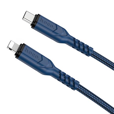 Кабель Hoco X59 Type-C to Lightning, 3A, PD 20W, blue, 2m