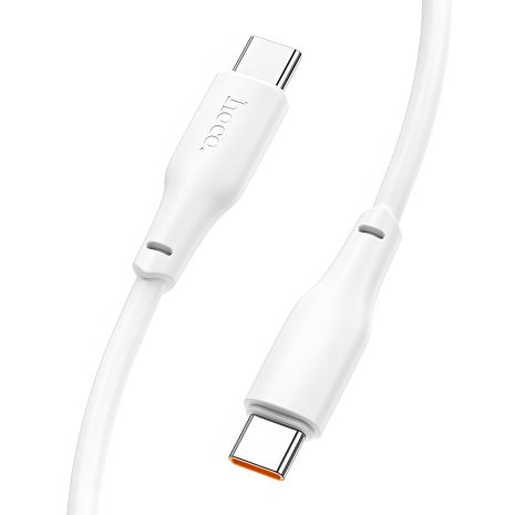 Кабель Hoco X93 Type-C to Type-C, 2m, PD 60W, white