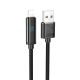 Кабель с дисплеем Hoco U127 USB to Lightning черный 1.2m