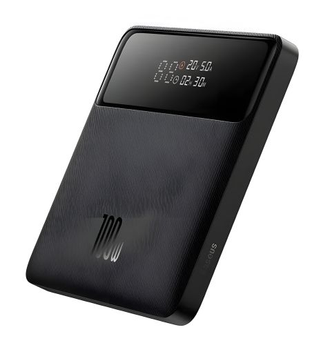 Повербанк Baseus Blade 20000mAh 100W, Digital Display, Fast Charging, Чорний PPBL000301