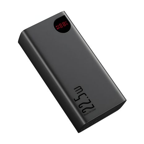 Adaman Powerbank Baseus Digital Display 22.5W 40000 mAh Fast Charge (PPAD020101) Чорний