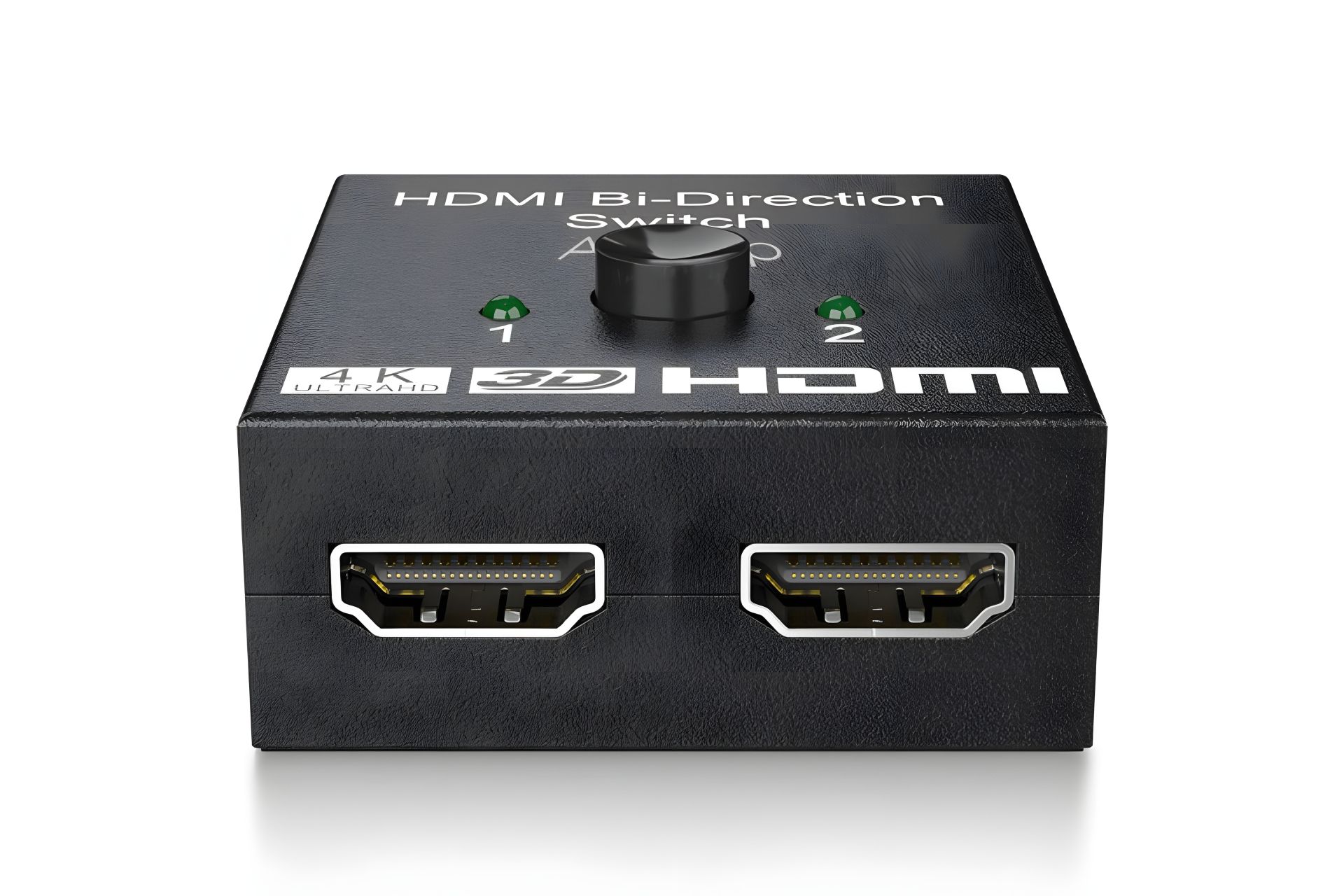 HDMI розгалужувач-двонаправлений Bi-Direction Switch на 2 порти 4К 60Hz Black | перемикач + комутатор 2x1/1x2 для PC, XBox, PS4, PS5, відеоплеєрів HDMI розгалужувач-двонаправлений Bi-Direction Switch на 2 порти 4К 60Hz Black | перемикач + комутатор 2x1/1x2 для PC, XBox, PS4, PS5, відеоплеєрів