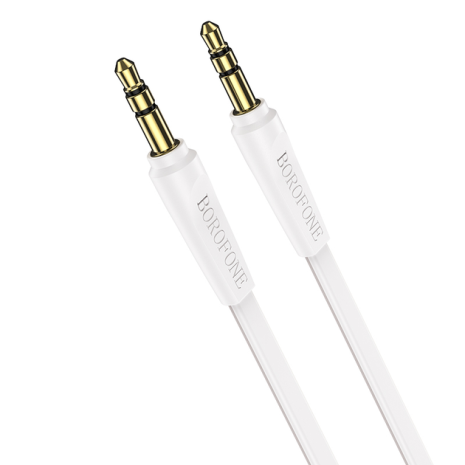 AUX кабель Borofone BL6, 1m, 3.5mm, White