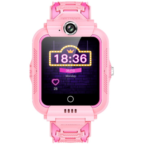Дитячий смарт годинник XO H110, 4G, Wi-Fi, GPS, BT, 8MP, 400mAh, 40h, Рожевий Дитячий смарт годинник XO H110, 4G, Wi-Fi, GPS, BT, 8MP, 400mAh, 40h, Рожевий