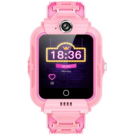 H110 Дитячий смарт годинник XO, 4G, Wi-Fi, GPS, BT, 8MP, 400mAh, 40h, Рожевий