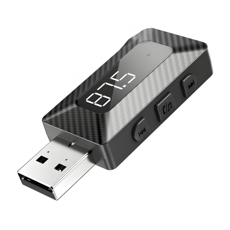 XO BCC16 Модулятор Bluetooth V5.3, USB, AUX, TF, FM, Чорний