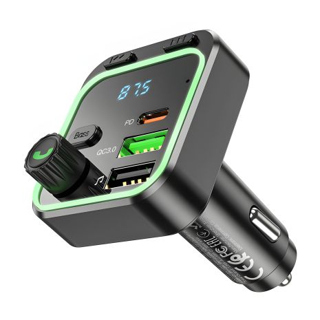 BC53 Borofone Модулятор Highway PD20W+QC3.018W Total 38W Чорний BC53 Borofone Модулятор Highway PD20W+QC3.018W Total 38W Чорний