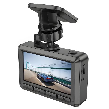 Hoco DV3 Відеореєстратор 2,45-inch IPS+Камера Заднього Виду Чорний