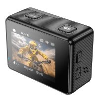 Екшн-Камера Hoco DV101, 4К, 16MP, 150°, Wi-Fi, 900mAh, 1.5h, MicroSD до 128 ГБ, Чорний