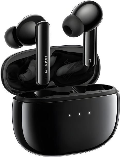 Навушники UGREEN WS106 HiTune T3 Active Noise-Cancelling Wireless Earbuds (Чорні)(UGR-90401)