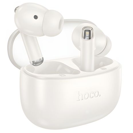 TWS наушники беспроводные вакуумные Hoco EQ12 milky white TWS наушники беспроводные вакуумные Hoco EQ12 milky white