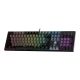 Клавіатура для ігор Fantech ATOM MK886V2 Red Switch, Чорний/Сірий