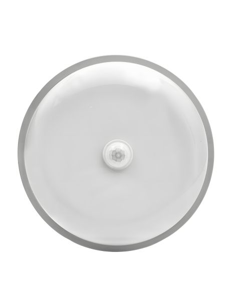 LED світильник круглий портативний автоматичний | Холодне світло, датчик руху та освітлення, магніт | 83mm, 1режим, microUSB White