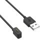 Зарядное устройство/USB кабель для Xiaomi Mi Band 8 фитнес браслета 0.3m черный