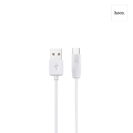 Hoco X1 Rapid USB Cable Type-C 2.1A 1m білий