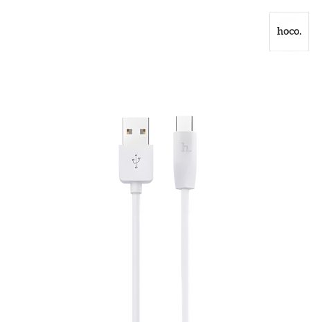 Hoco X1 Rapid Cable, USB-C Type, 2.1A, 1m White