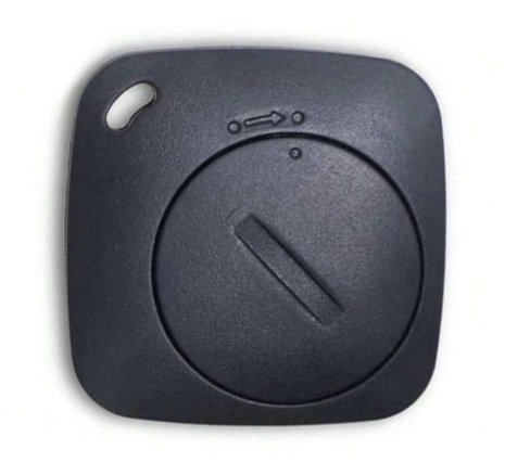 Умная мини-метка N Tag | Smart Tag для Apple Find My (Локатор) (iOS) Bluetooth Luggage Tracker | Брелок-Локатор для ключей, багажа, сумки, ценных предметов, квадратная | Black