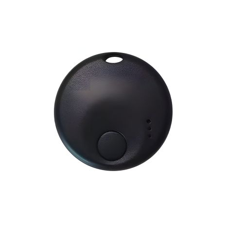Брелок-локатор N Tag | Розумна міні-мітка для Apple Find My (Локатор) (iOS) Bluetooth Smart Luggage Tracker | Локатор для ключів, багажу, сумки, цінних предметів, круглий | Black