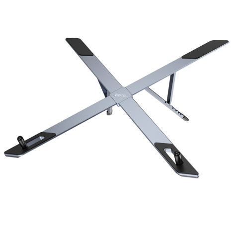 Металічна підставка для ноутбука Hoco HD9, 15.6" metal gray