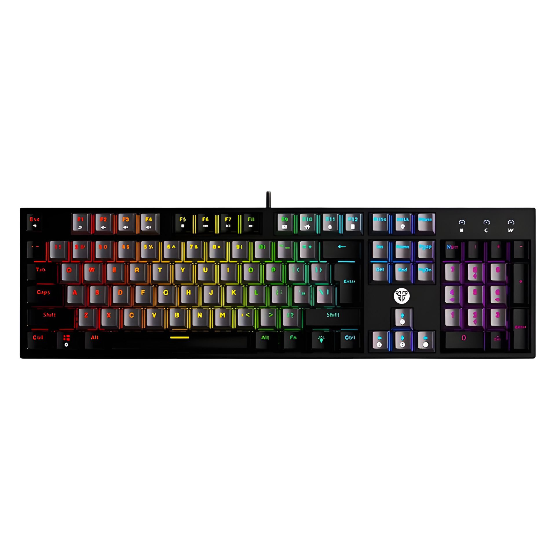 Клавиатура Игровая Fantech ATOM MK886V2 Blue Switch Черная-Серая Клавиатура Игровая Fantech ATOM MK886V2 Blue Switch Черная-Серая