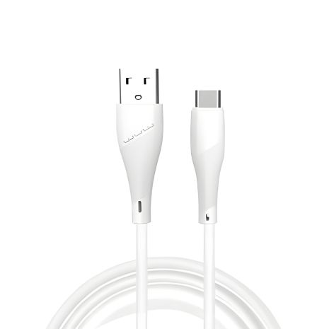 WUW-X196 USB Type-C кабель 2,4А white WUW-X196 USB Type-C кабель 2,4А white