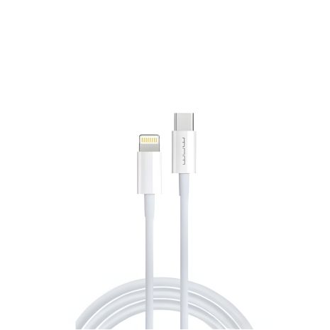 Зарядний кабель WUW-X181 Type-C to Lightning PD 20W, білий