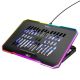 Підставка для ноутбука HOCO DH19 Cool RGB notebook cooling stand 17" Black