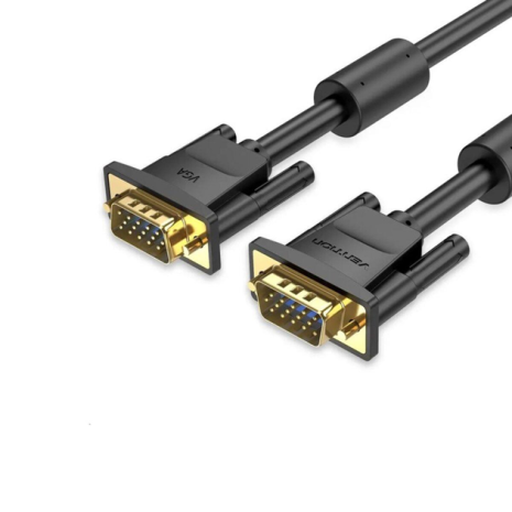 Кабель Vention VGA(3+6) Male to Male Cable with ferrite cores 5M Black (DAEBJ) Кабель Vention VGA(3+6) Male to Male Cable with ferrite cores 5M Black (DAEBJ)