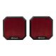 Комп'ютерні колонки Kisonli KS-02, 7W, USB, 3.5mm Червоні