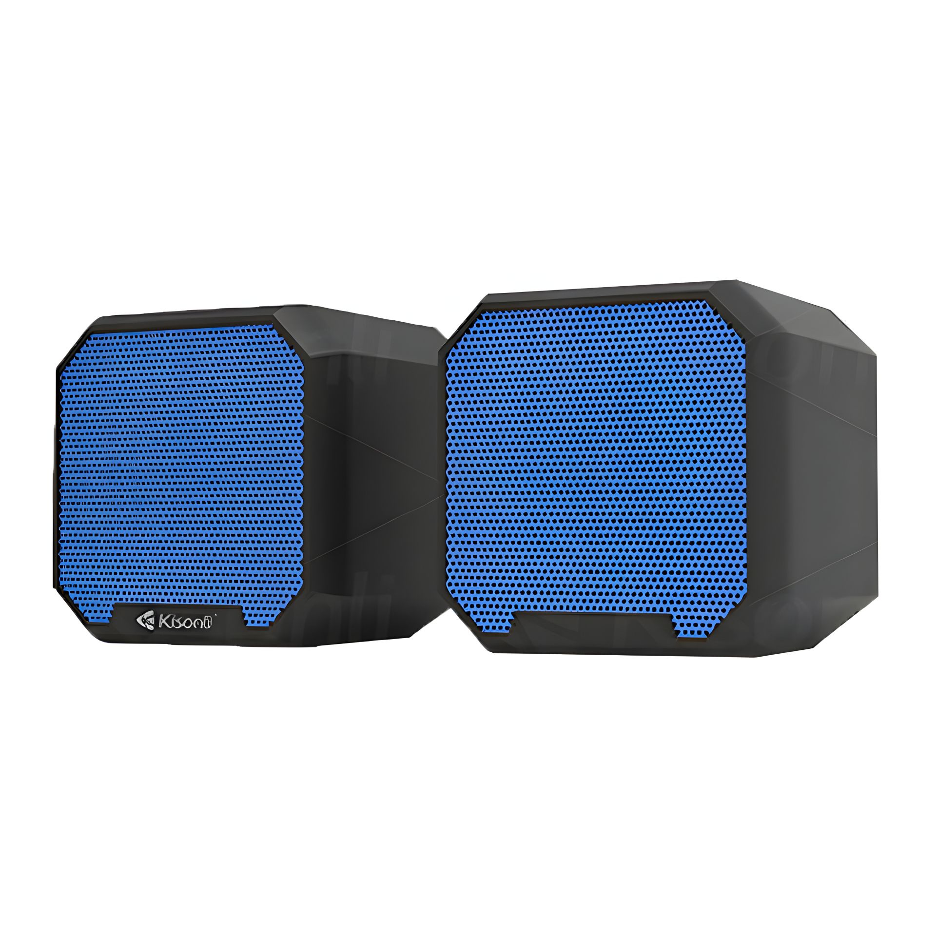 Комп'ютерні колонки Kisonli KS-02, 7W, USB, 3.5mm, синій колір Комп'ютерні колонки Kisonli KS-02, 7W, USB, 3.5mm, синій колір